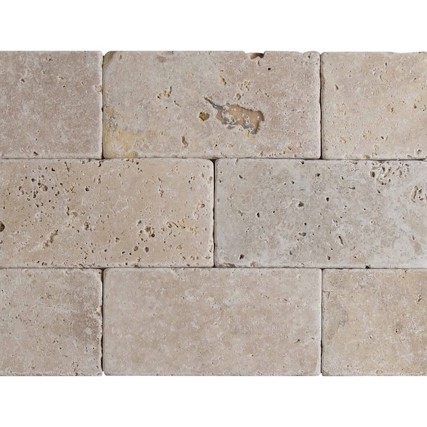 Msi Bologna Chiaro 3 In. X 6 In. Tumbled Travertine Floor & Wall Tile, 8PK ZOR-MD-T-0101 - main